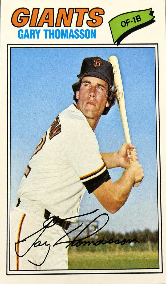 1977 Topps Gary Thomasson #496 card