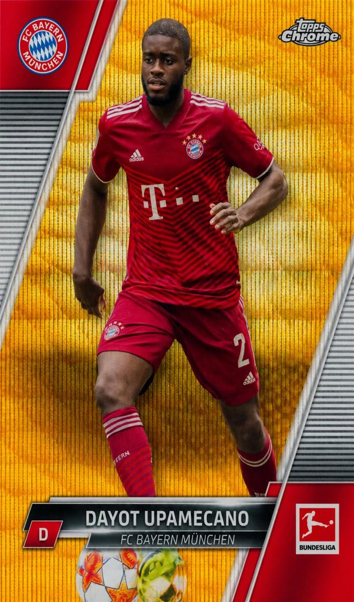 2021 Topps Chrome Bundesliga Dayot Upamecano #85 card