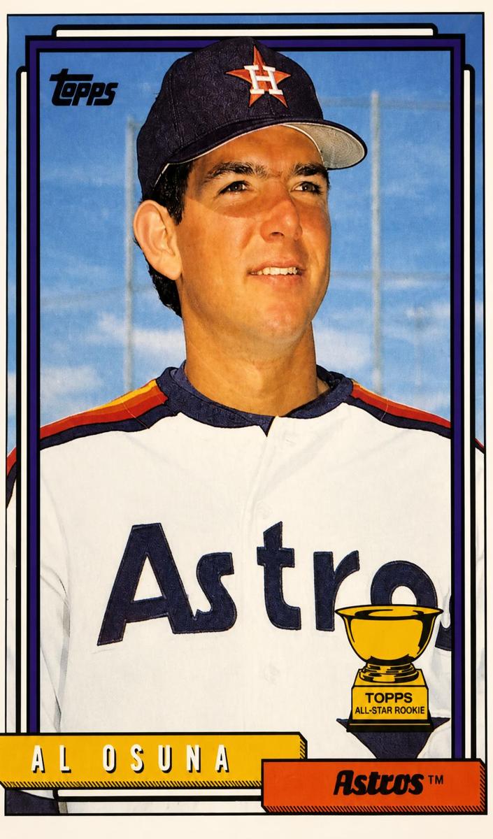 1992 Topps Al Osuna #614 card