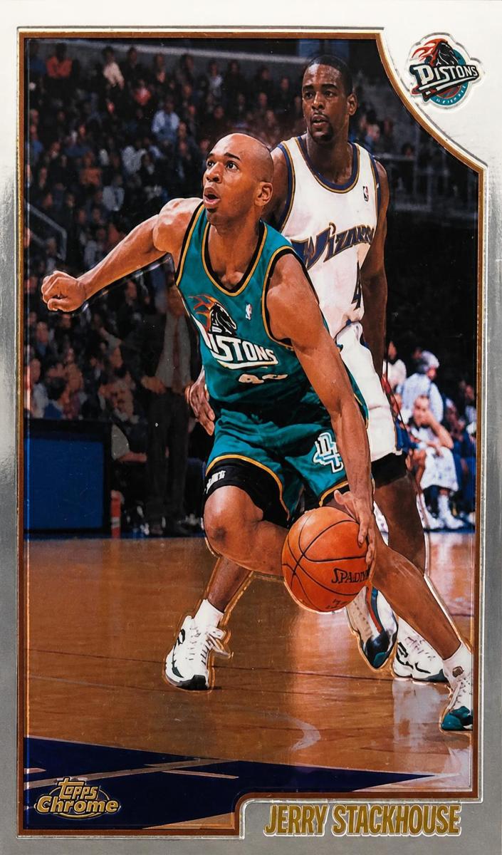 2000 Topps Chrome Jerry Stackhouse #10 card