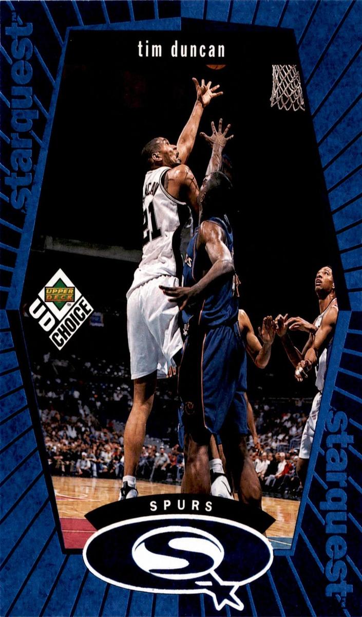 1998 Tim Duncan [Blue] #SQ24