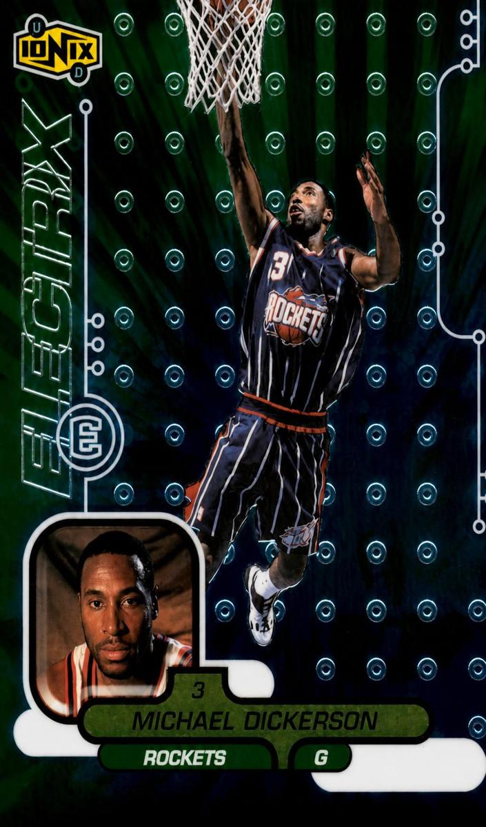 1998 Upper Deck Ionix Michael Dickerson #74 card