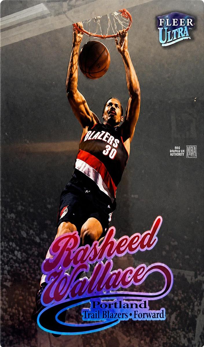 1998 Rasheed Wallace [Platinum Medallion] #16P