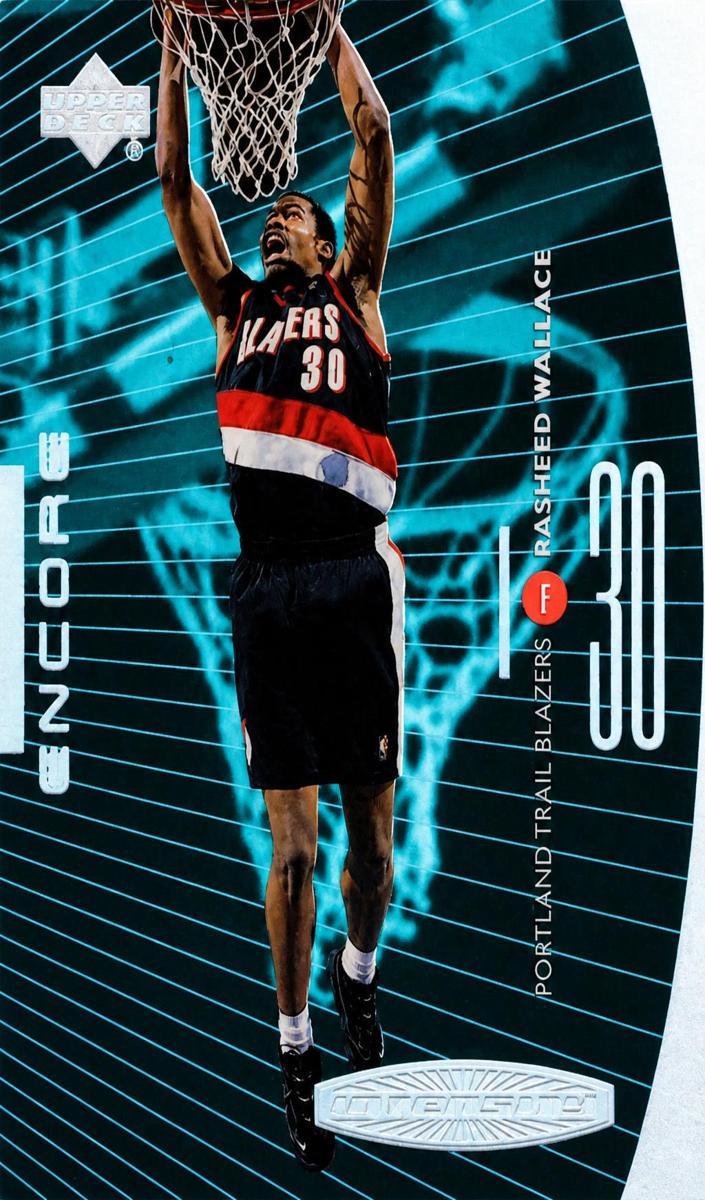 1998 Upper Deck Encore Rasheed Wallace #I6 card