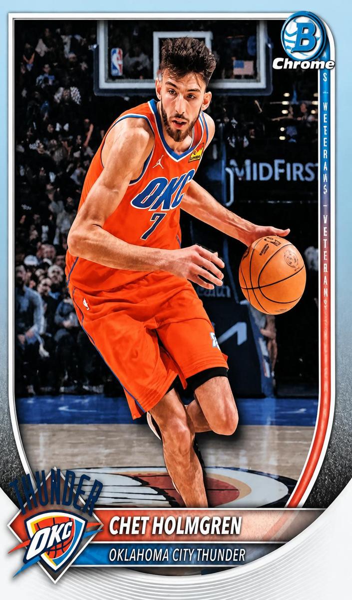 Chet Holmgren 2025 Bowman Basketball card