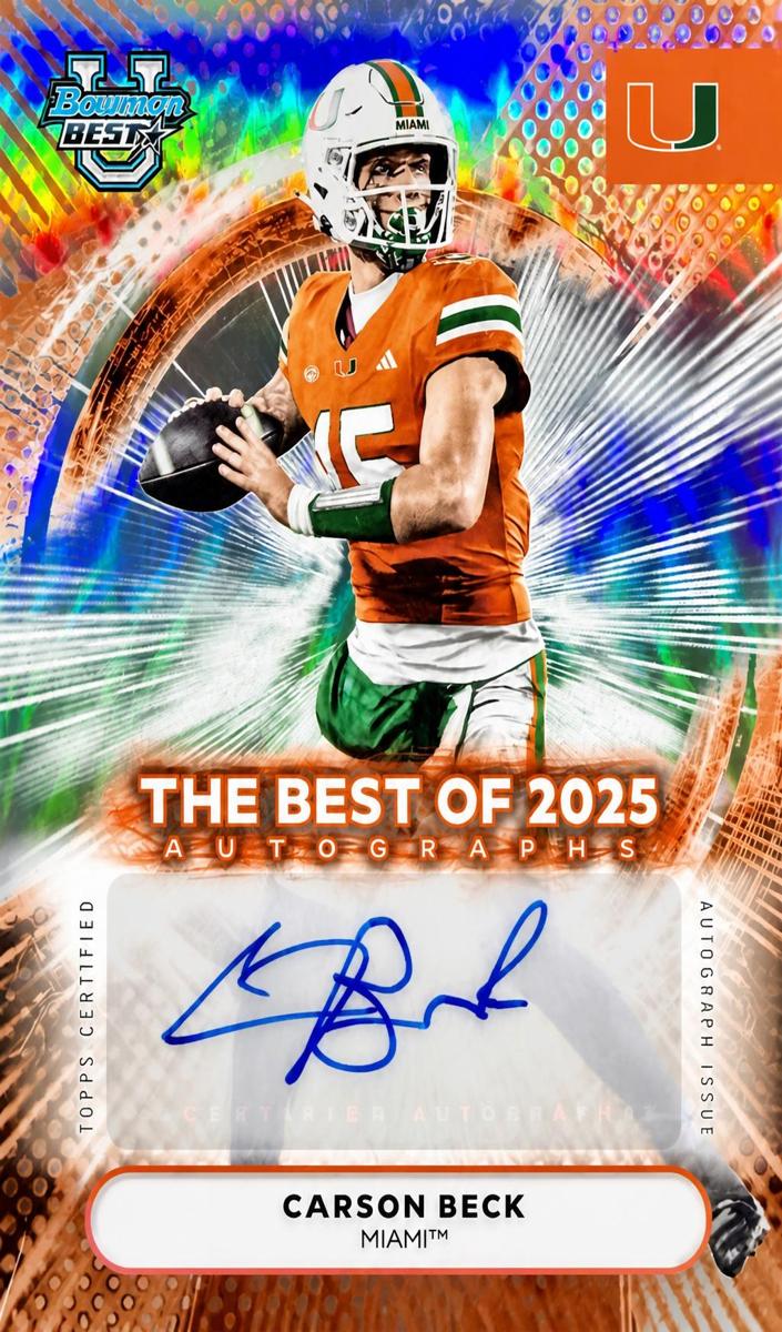 2025 Carson Beck #BOA-CBE