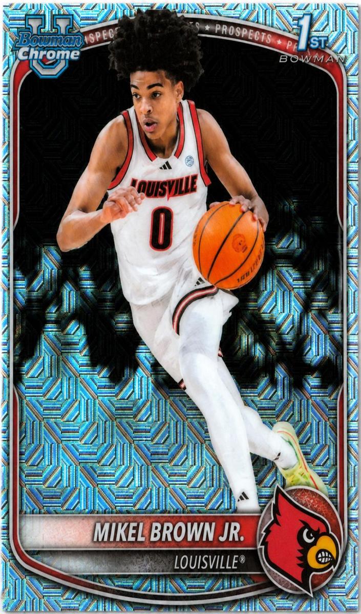 Mikel Brown Jr. 2025-26 Bowman Mega Box Basketball card