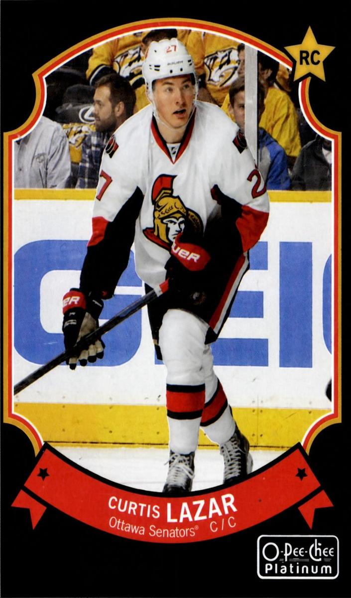 2014 O-Pee-Chee Platinum Curtis Lazar #89 card