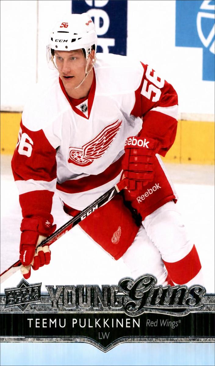 2014 Upper Deck Teemu Pulkkinen #221 card