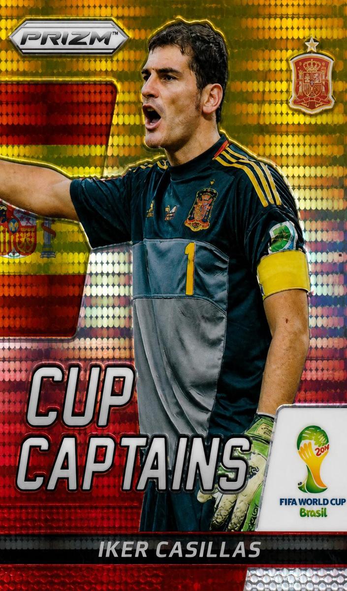 2014 Iker Casillas [Yellow & Red Pulsar] #14