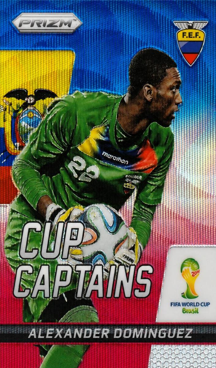 2014 Panini Prizm World Cup Alexander Dominguez [Blue & Red Blue Wave] #1 card