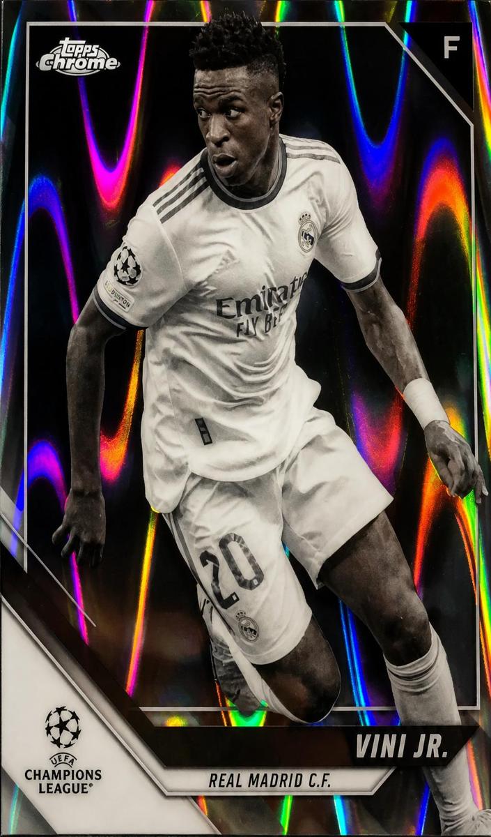 2021 Vini Jr. [Black and White Raywave] #63