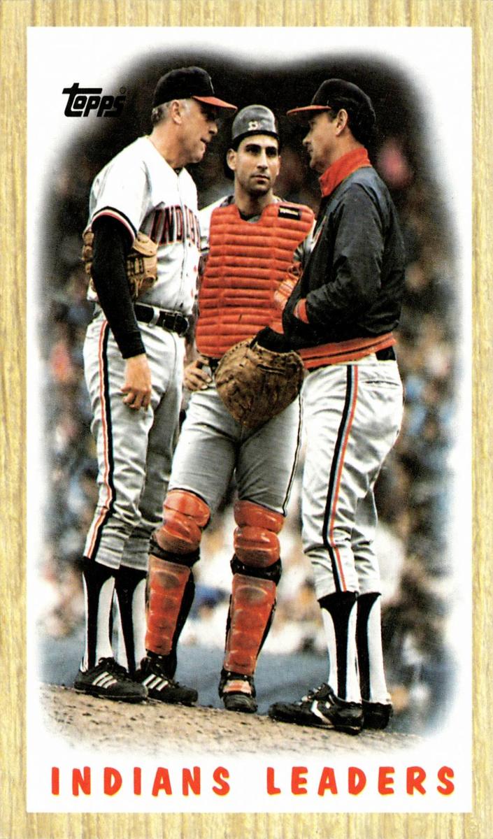 1987 Topps Indians Leaders #11 card