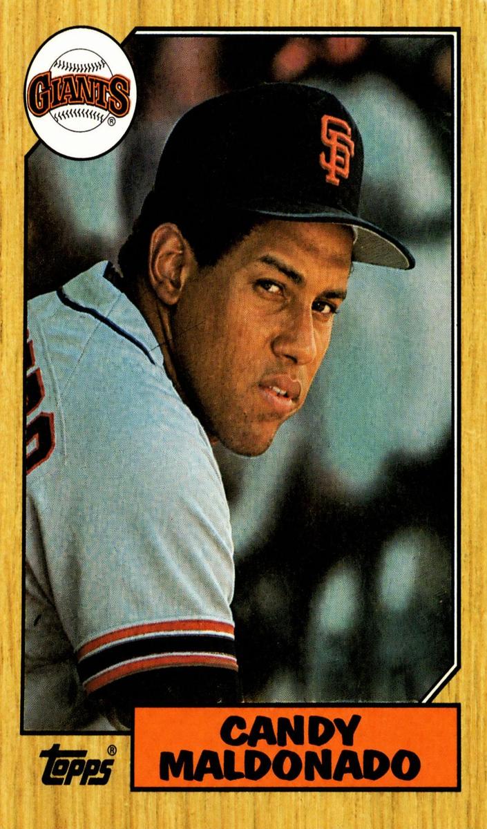 1987 Topps Candy Maldonado #335 card