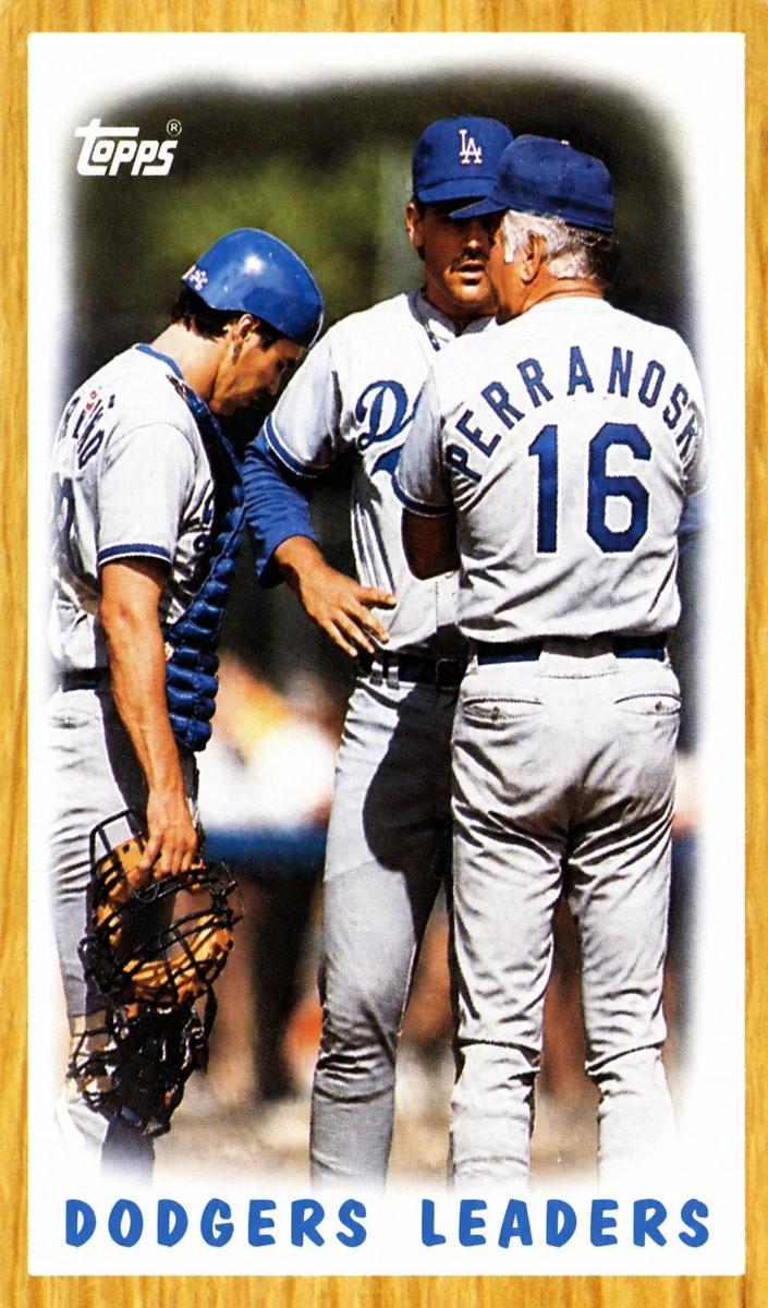 1987 Topps Dodgers Leaders #431 card