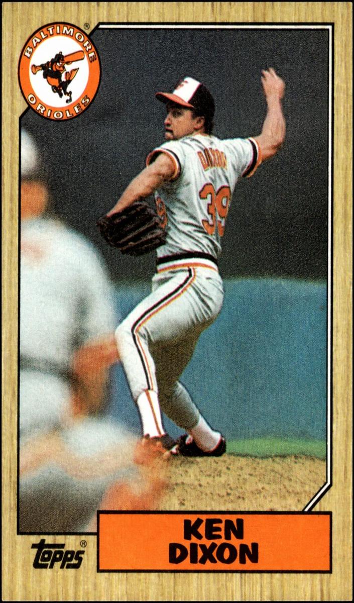 1987 Topps Ken Dixon #528 card