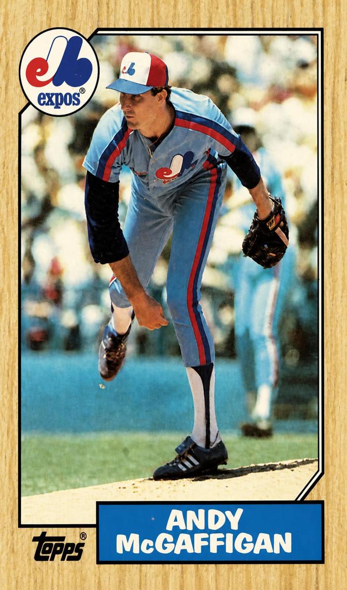 1987 Topps Andy McGaffigan #742 card