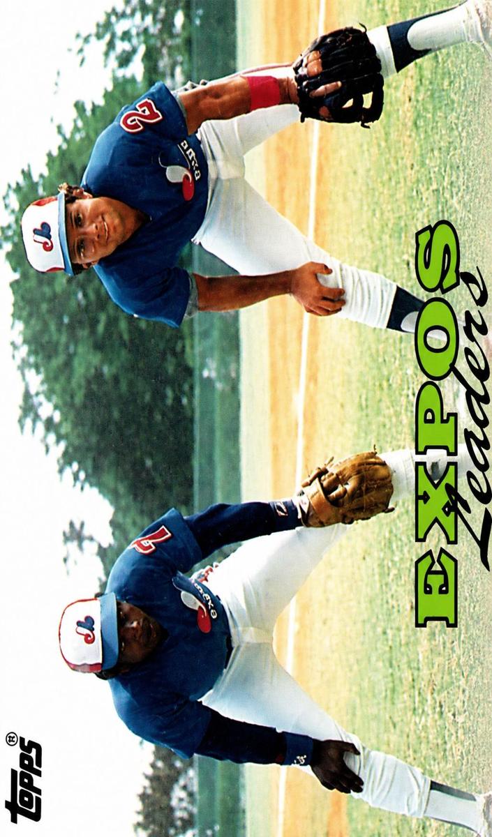 1988 Topps Expos Leaders #111 card