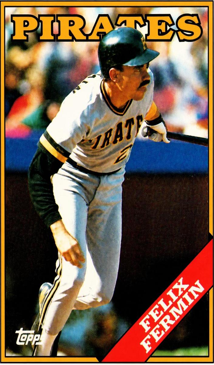 1988 Topps Felix Fermin #547 card