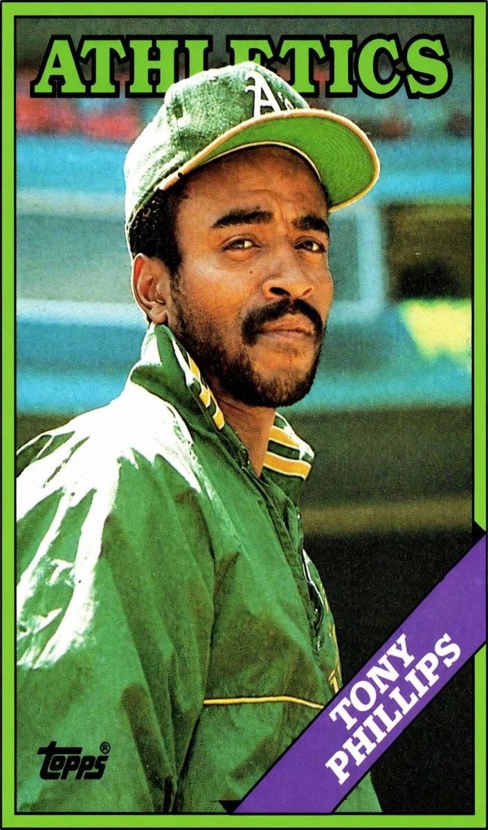 1988 Topps Tony Phillips #673 card