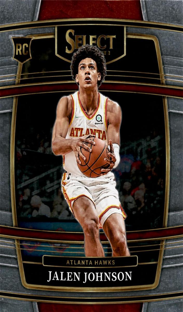 2021 Panini Select BLUE #17 Jalen Johnson front