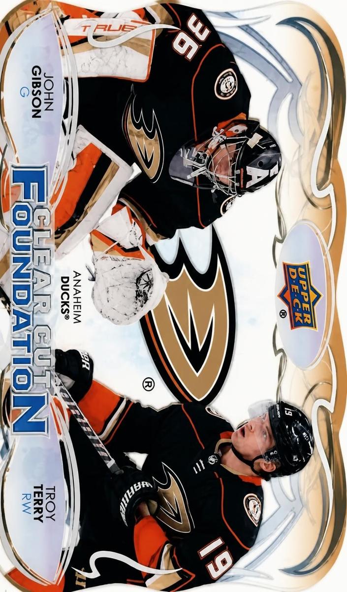 2022 Upper Deck John Gibson #CCF-GT card
