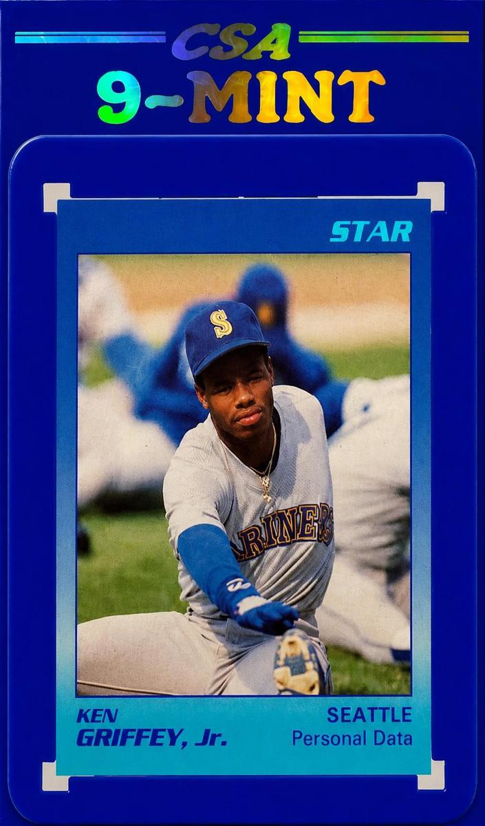 1989 Ken Griffey Jr. [Personal Data - White Back] #8