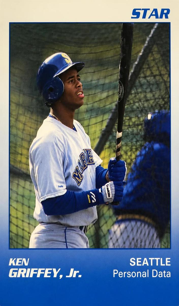 1989 Ken Griffey Jr. [Personal Data - Yellow Back] #8