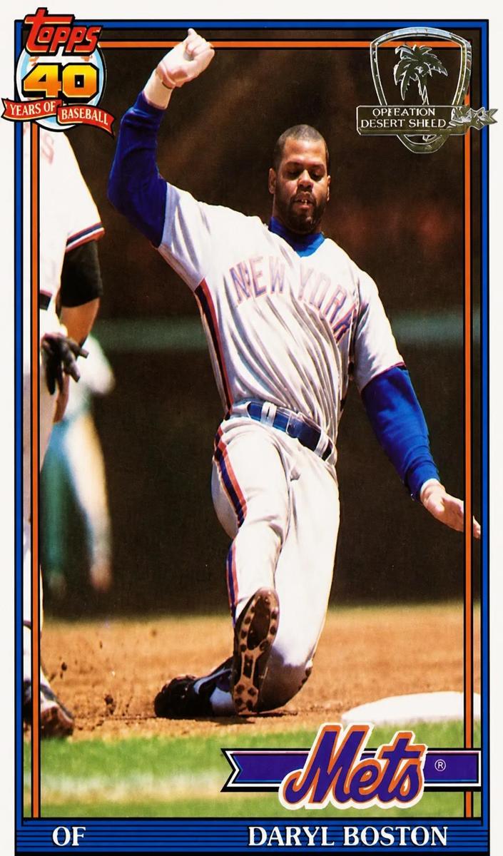 1991 Topps Daryl Boston #83 card