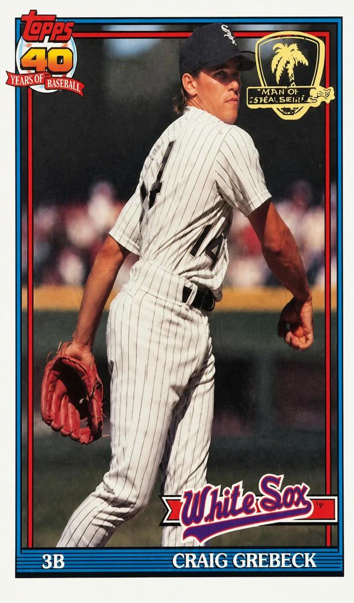 1991 Topps Craig Grebeck #446 card