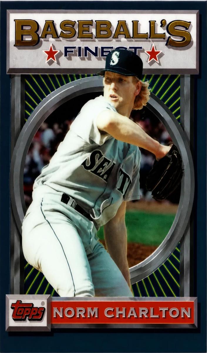 Norm Charlton 1993 Topps Finest Baseball