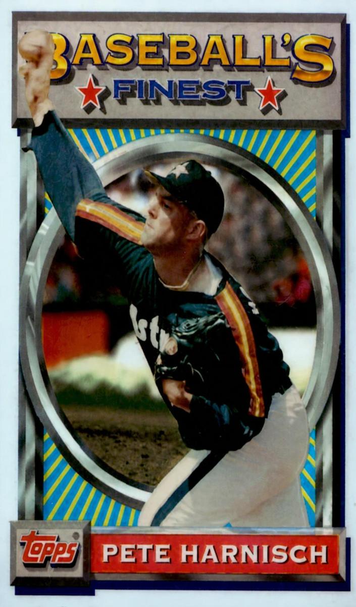 1993 Topps Finest Pete Harnisch #62 card