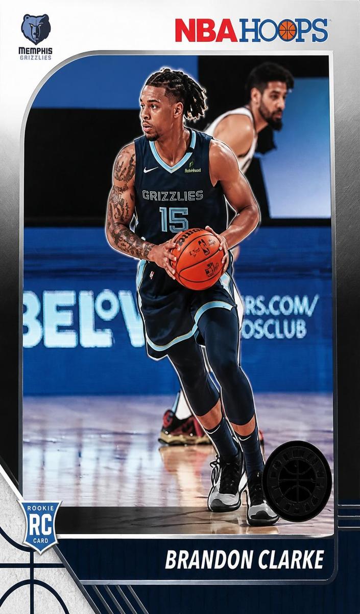 2019 Panini Hoops Premium Stock Brandon Clarke #217 card