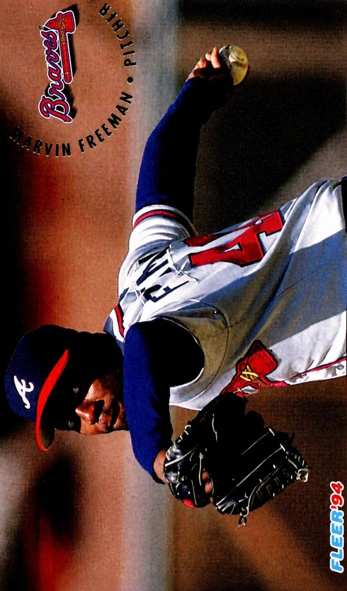 1994 Fleer Marvin Freeman #357 card