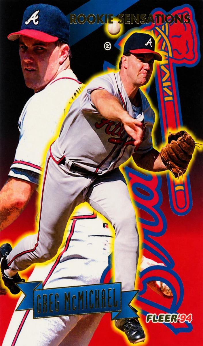 1994 Fleer Greg McMichael #12 card