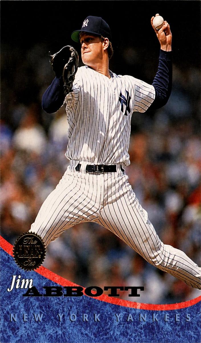1994 Leaf jim abbott #38 card