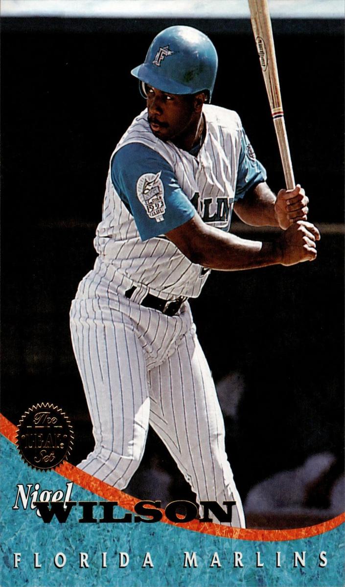 1994 Leaf Nigel Wilson #76 card