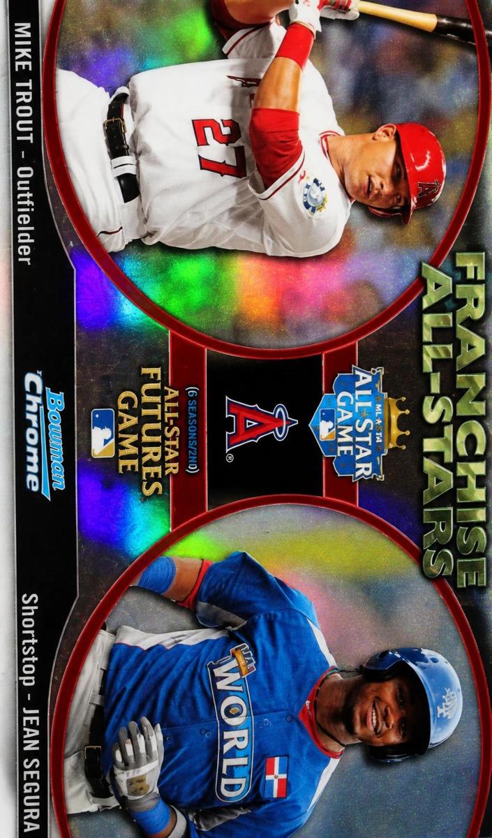 2012 Bowman Chrome Mike Trout #FAS-TS card