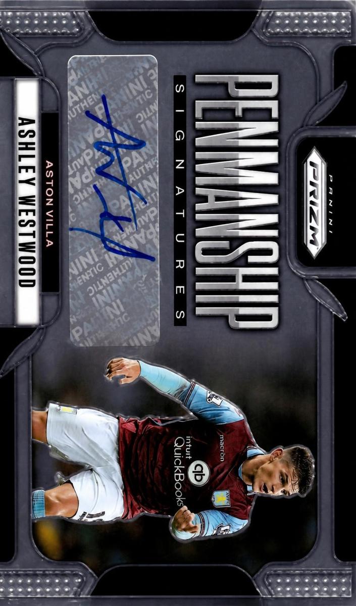 2024 Panini Prizm Premier League Ashley Westwood [Gold] #P-AW card