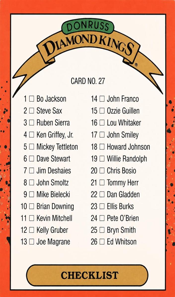 1990 Checklist #27