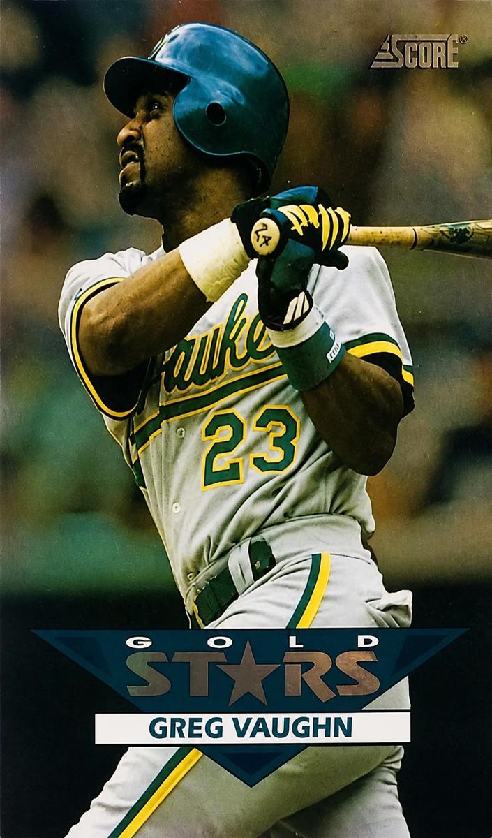 1994 Score Greg Vaughn #47 card