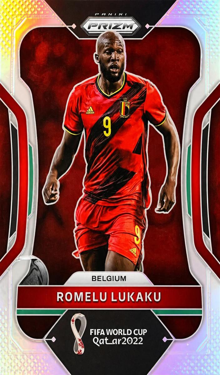 2022 Panini Prizm FIFA World Cup Qatar Romelu Lukaku [Silver] #20 card