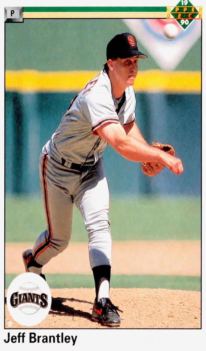 1990 Upper Deck Jeff Brantley #358 card