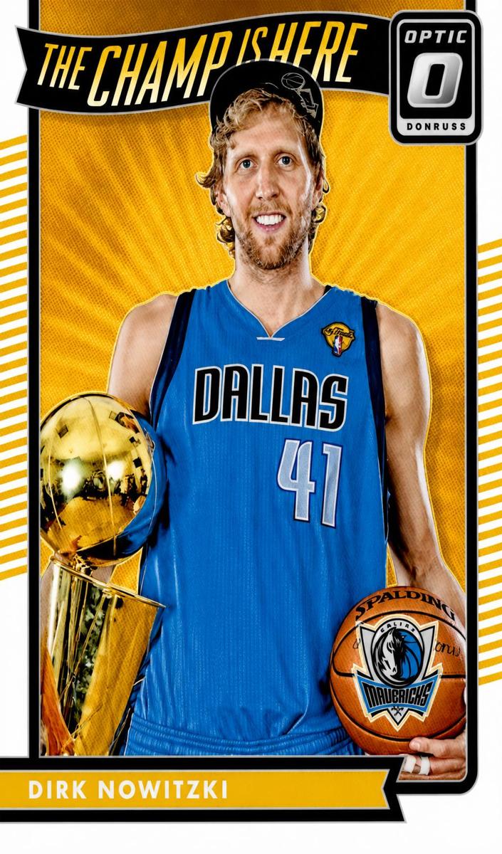 2016 Donruss Optic Dirk Nowitzki [Holo] #9 card