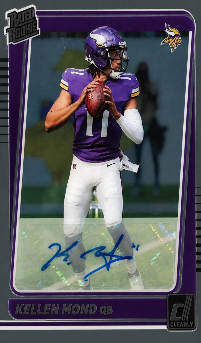 2021 Panini Clearly Donruss Kellen Mond #57 card