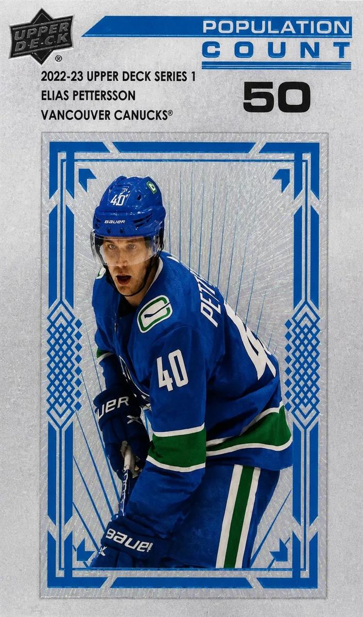 2022 Upper Deck Elias Pettersson #PC-6 card
