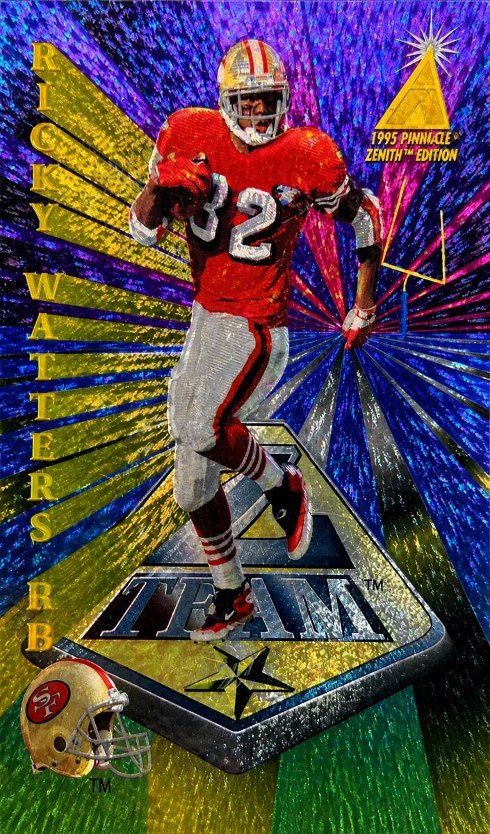 1995 Pinnacle Zenith Ricky Watters #ZT13 card
