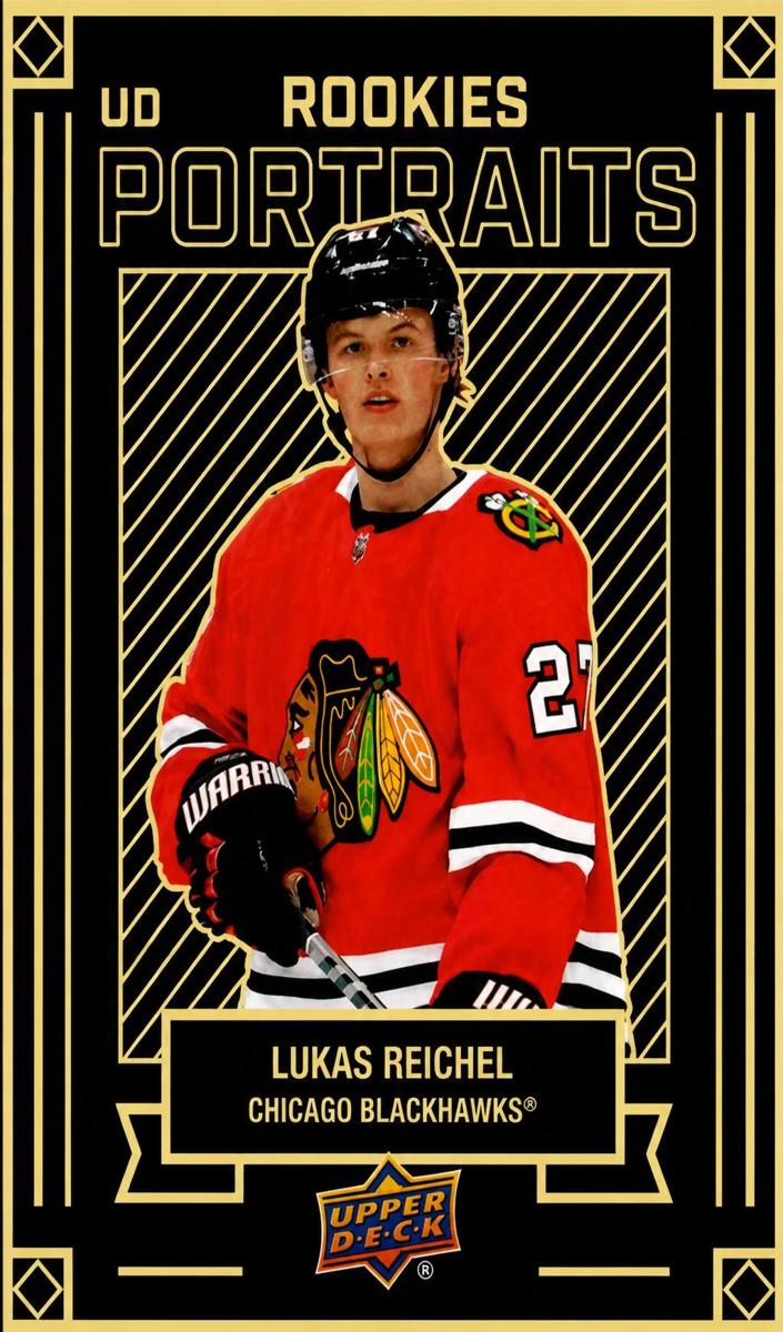 2022 Upper Deck Lukas Reichel #P-39 card
