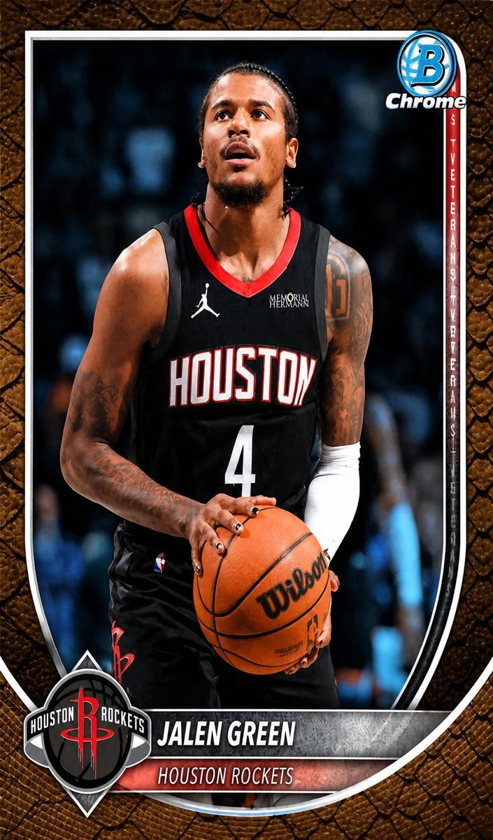 Jalen Green 2025 Bowman Basketball card