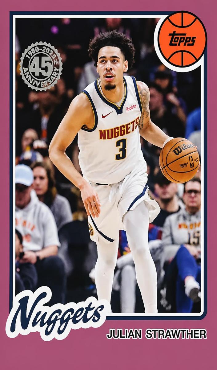 Julian Strawther 2025 Topps Basketball card